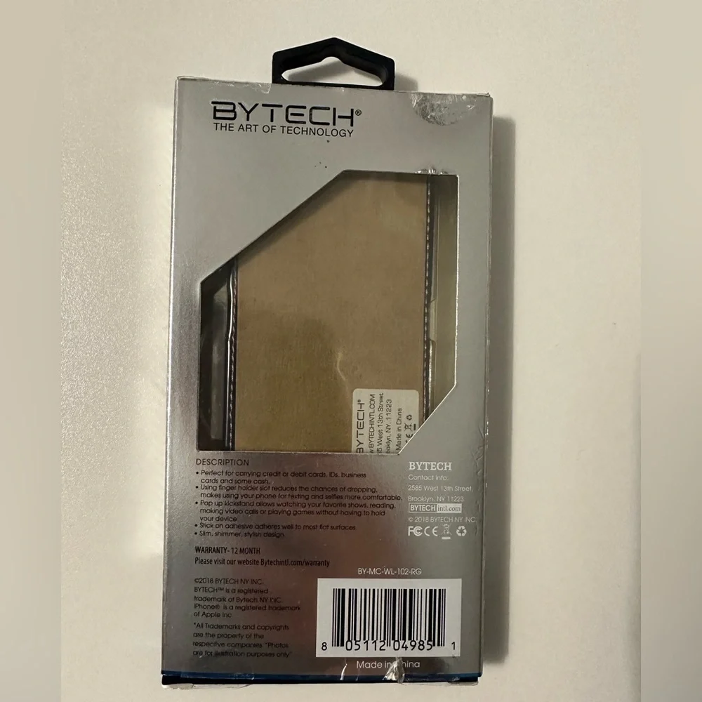 Bytech Smart Wallet with Pop Up Stand